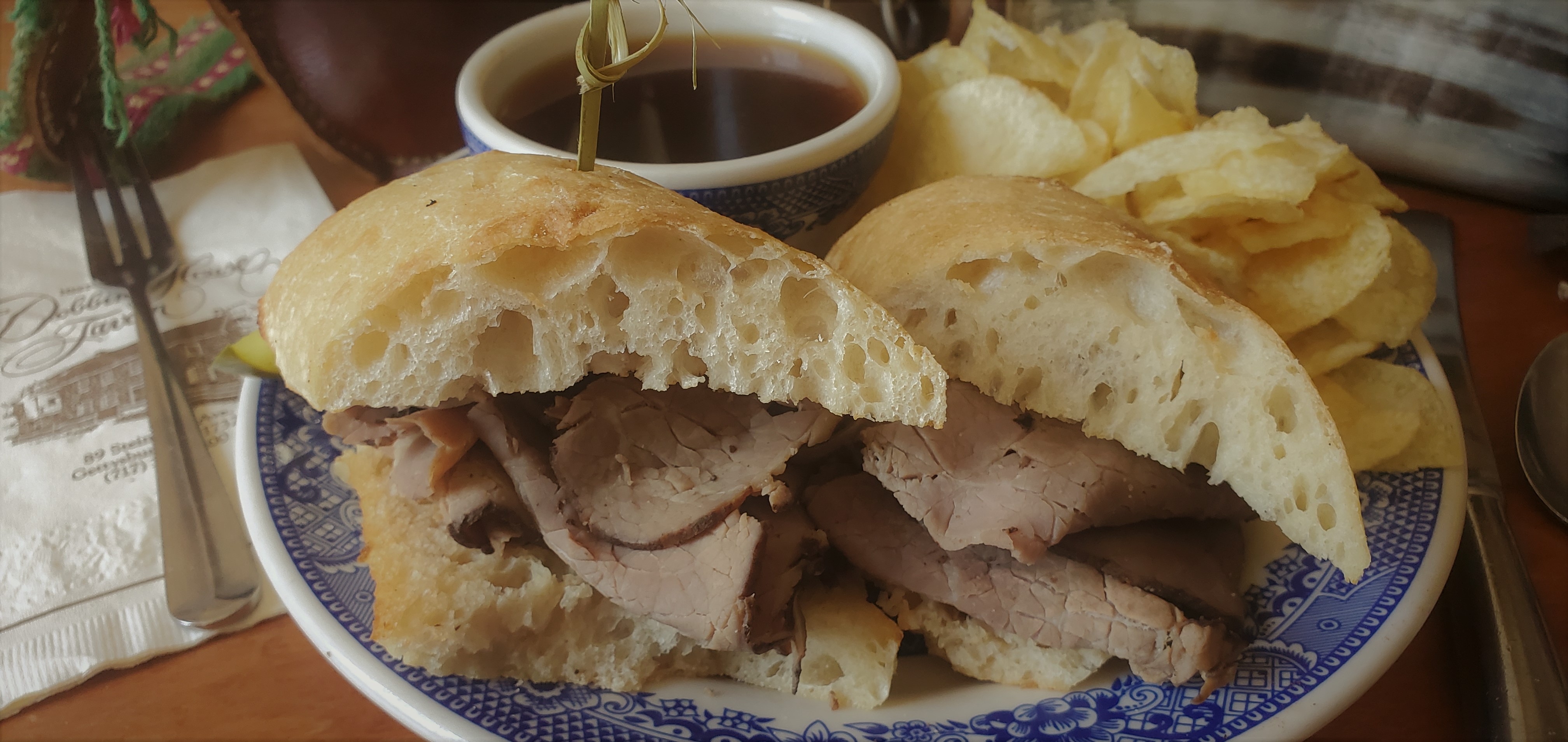 hot roast beef sandwich